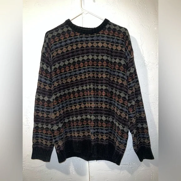 Vintage Grandpa Multi-Colored Oversized Sweater - Picture 2 of 9